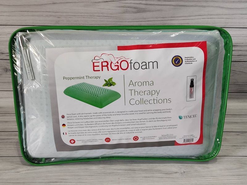 Парфумована ортопедична подушка Ergo foam Mint  Sul-4301 фото