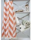 Хлопковый плед Barine Fishbone Throw orange, 125 х 170 см sv2000022092203 фото