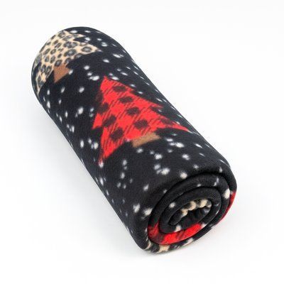 Плед легкий флісовий Святкові ялинки 150x200 см Love You loveyouhome_LY9109 фото