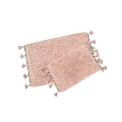 Набор ковриков Irya - Janel pembe розовый 60x90+40x60 svt-2000022273824 фото