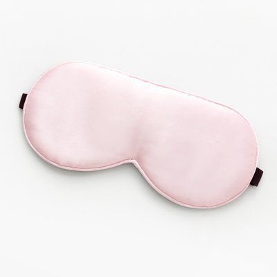 Шовковий набір Маска для сну, беруші та косметичка Love You Рожевий 100% шовк loveyouhome_5076 фото