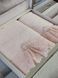 Набор полотенец Pupilla 2в1 Romantik с кружевом, Pembe Розовый, 50x90 см + 70x140 см