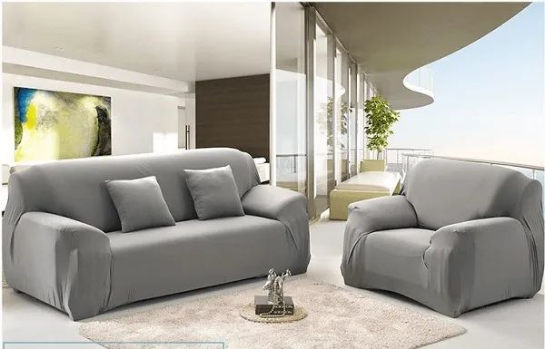 Комплект Чохол на диван + 2 крісла Еластичний Біфлекс Homytex Ht-183050 фото