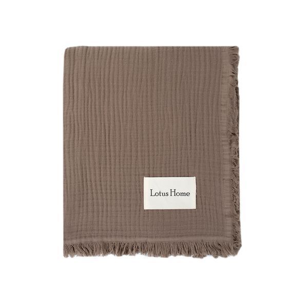 Покривало Lotus Home - Napa muslin brown 200x220 svt-2000022355032 фото
