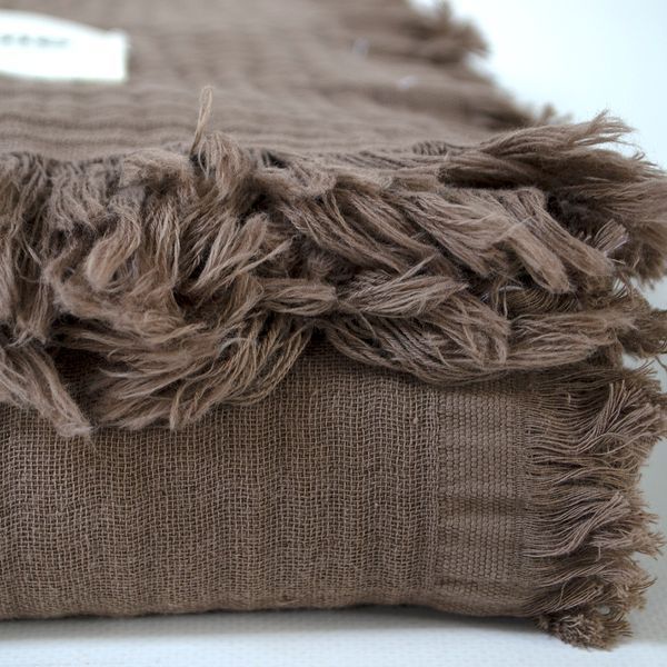 Покривало Lotus Home - Napa muslin brown 200x220 svt-2000022355032 фото