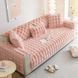 Мягкая накидка для дивана меховая Diana Textile 1 шт al-Pink-160 фото 6