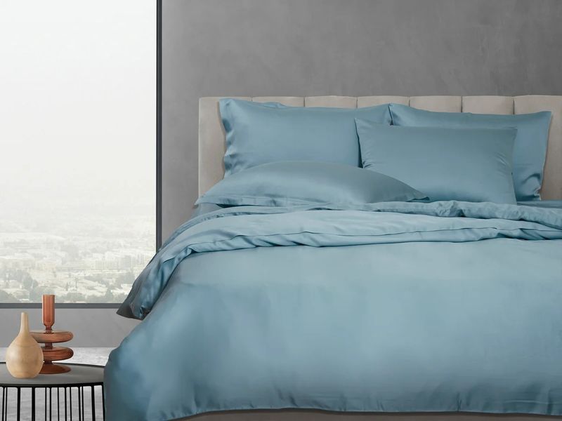 Простирадло Luxury Linens 260х270 Turquoise 100% тенсел luli33974 фото