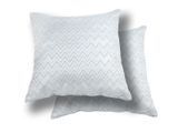 Подушка ДЕКОРАТИВНА ЗІ СРІБНИМ ЛЮРЕКСОМ 812-001 "ЗИГЗАГ" lefard_812-001 фото