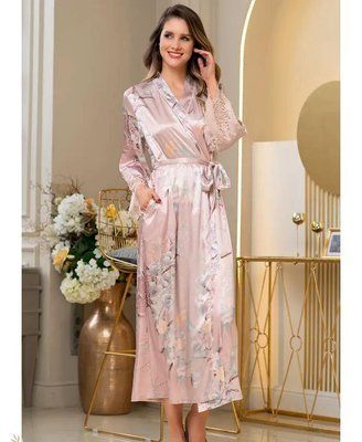 Довгий халат&nbsp;женский Mia-Amore MILINDA 3729 p_s_k_3729 XXL/XXXL (52-54) фото