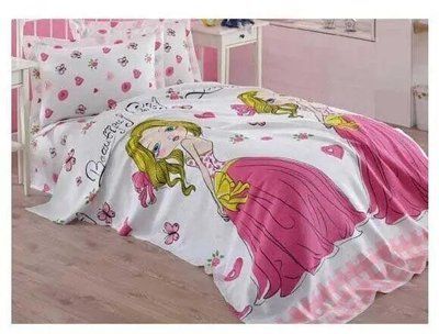 Покрывало-пике Eponj Home Beatiful girl beyaz, Полуторный - 160 х 235 см sv2000022250856 фото