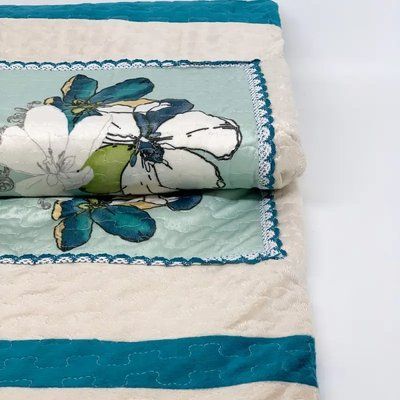 Покрывало с наволочками велюр (230x250) Prestij Textile ВЕЛЮР СТЕГАННОЕ 227595 Pre_227595 фото