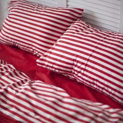 Постельное белье RED STRIP Ранфорс usk550376 фото