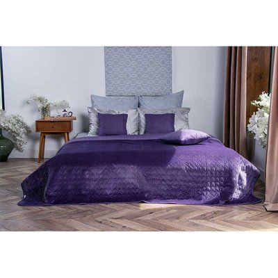 Двостороннє декоративне покривало &ldquo;Velour&rdquo; 340.55_Violet фото