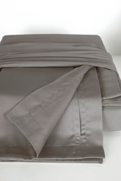 Комплект постельного белья LUXURY LINENS Basic Line серо-бежевый Полутораспальные luli3003732LL фото