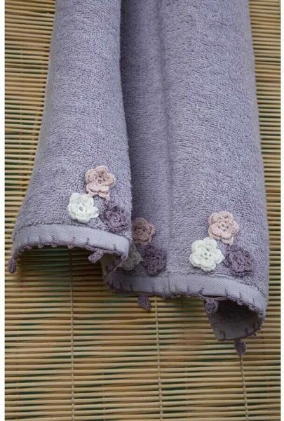 Махровое полотенце салфетка 30 х 50 Irya Carle lila 450 г/м2 sv2000022252478 фото