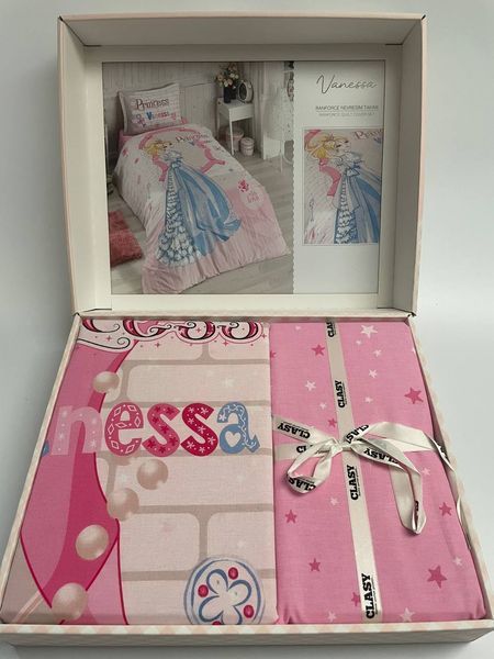 Постільна білизна CLASY для підлітків ранфорс VANESSA 50х70см (1шт) 160х220 p_s_k_12556 фото