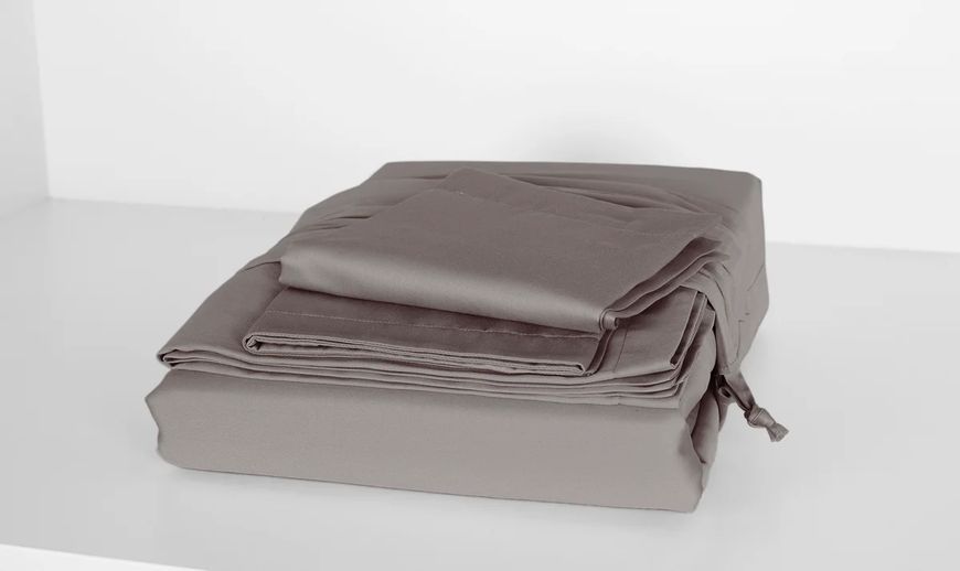 Комплект постельного белья LUXURY LINENS Basic Line серо-бежевый Полутораспальные luli3003732LL фото