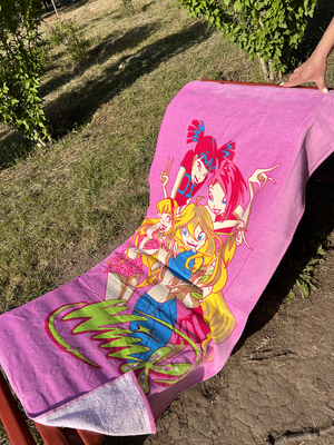 Пляжний рушник 75х150см Туреччина Winks pink Sultana Sul-632510073335 фото
