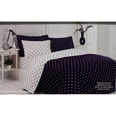 Постельное белье Maison Dor STARS ANTRASIT (200x220) 182394 Mai_182394 фото