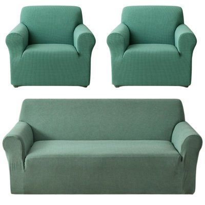 Набор чехлов на диван+2 кресла трикотаж жаккардовый Homytex HT-384877-1 фото