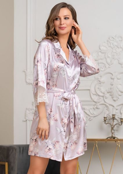 Женский халат Mia-Amore seline 3717 Натуральный шелк Mia-Amore_3717-1_M фото