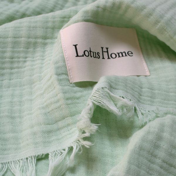 Покривало Lotus Home - Napa muslin pistachio 200x220 svt-2000022355056 фото