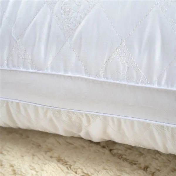 Подушка бамбук белая стеганая 50х70см Prestij Textile bamboo hand stitch 49973 Pre_49973 фото