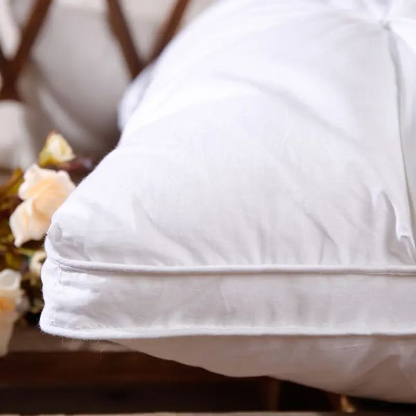 Подушка бамбук белая стеганая 50х70см Prestij Textile bamboo hand stitch 49973 Pre_49973 фото