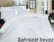 Постельное белье сатин полуторный Altinbasak sehrazad beyaz m013423 фото 1