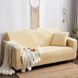 Защитный чехол на трехместный диван Diana Textile Plush Velvet 190-230 см al2045-3-seater-190-230-beige фото 4