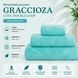 Махровий рушник Graccioza Long Double Loop Бірюзовий Для рук, 30x50 см Graccioza-2113345416-21995 фото 5