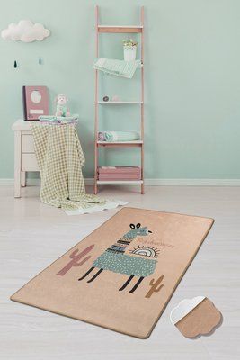 Коврик в детскую комнату Chilai Home LAMA, Бежевый 100*160 Chom_110024149 фото