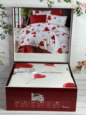 Фланелевое постельное белье Love you евро размер Romeo Турция Sul-5670 фото