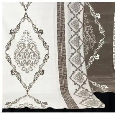 Хлопковый плед Belizza Motif kahve SulBlz-6138001 фото