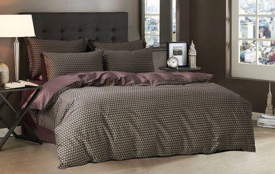 Комплект постільної білизни LUXURY LINENS Joker 100% єгипетська бавовна Двоспальні luli3000042 фото