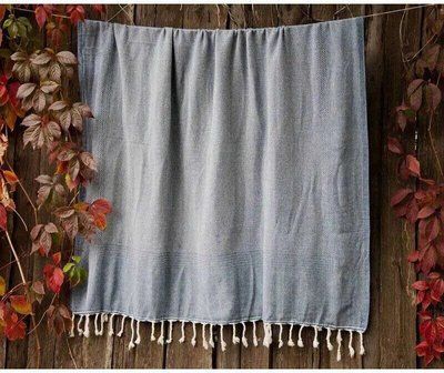 Плед Barine Tan Throw denim синий, 125 х 180 см sv2000022087599 фото