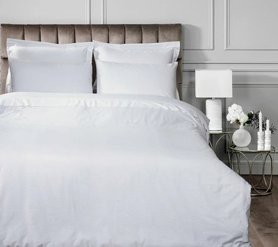 Пододеяло LUXURY LINENS шлица 200x220 WHITE 100%египетский хлопок, арт. 33653 (шт) Двуспальные luli33653 фото