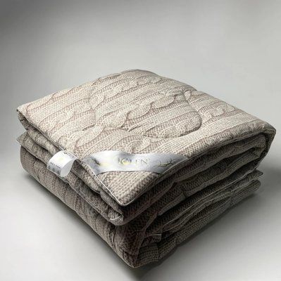 Ковдра Iglen з овечої вовни у фланелі (зимова) Полуторний 160х215 см 1700 г p_s_k_1602155F фото
