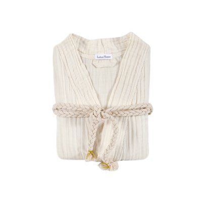 Халат Lotus Home - Nitra muslin green S/M svt-2000022351065 фото