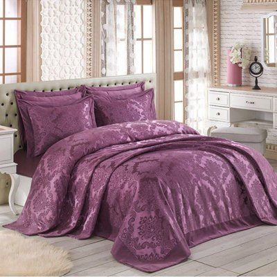 Жаккардовое покрывало с наволочками Gardines Ezgi Sul-3860 фото