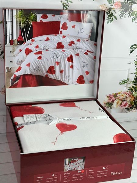 Love you фланелева постіль Євро розмір Romeo Туреччина Sul-5670 фото