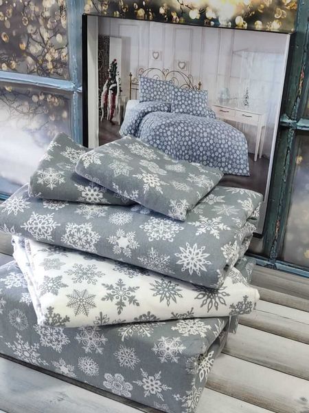 Комплект постільної білизни Belizza Dany Grey Фланель DANY GREY ФЛАНЕЛЬ фото