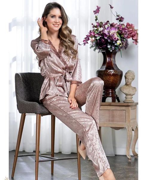 Женская пижама с брюками "Маргарет" 8975 Mia-Amore_8975_L фото