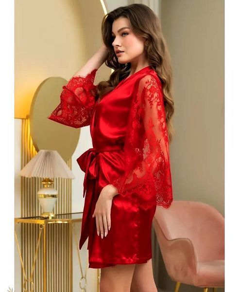 Атласний жіночий халат Естер 7293-1 Mia-Amore L/XL Mia_7293-1_L/XL фото