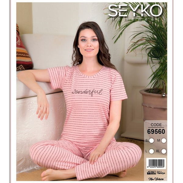 Піжама жіноча Seyko Wonderful Штани + футболка Pigama-61-XL фото