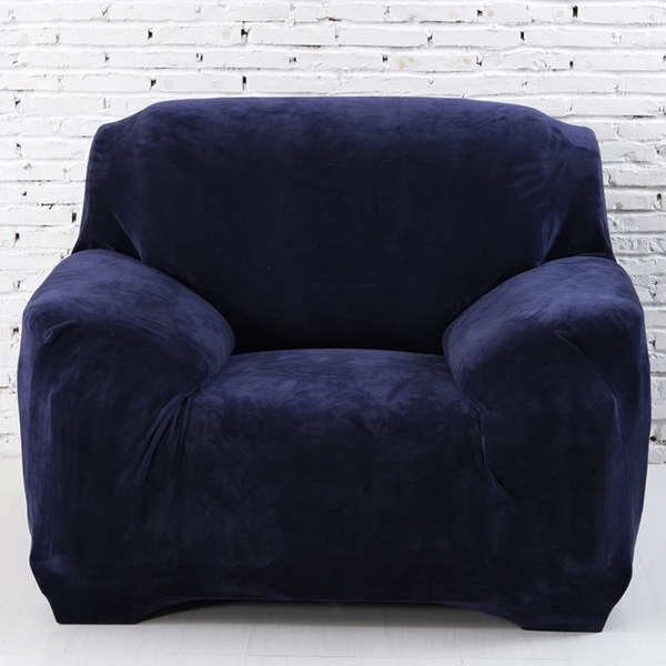 Защитный чехол на кресло Diana Textile Plush Velvet al2045-1-seat-blue фото