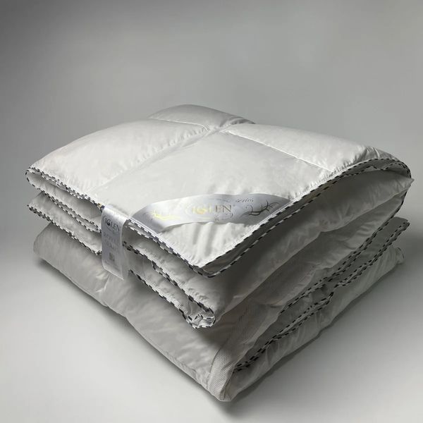 Пуховое одеяло Iglen белый пух Royal Series климат-комфорт (зимнее) Евро 200x220 см 1550 г p_s_k_20022010WRS фото