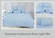 Постельное белье сатин Евро TAG Light Blue 100% хлопок TAGsatin(evro)-494 фото 4