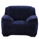 Захисний чохол на крісло Diana Textile Plush Velvet 90-140 см al2045-1-seater-90-140-Navy-blue фото