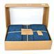 Постільна білизна варений бавовна жаккард SoundSleep Jakard Dress blue Сімейний 160х220 см p_s_k_93317917 фото 2